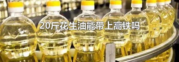 20斤花生油能带上高铁吗