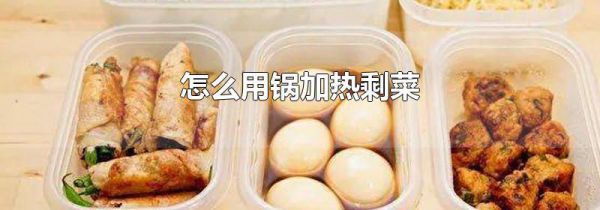 怎么用锅加热剩菜