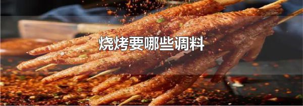 烧烤要哪些调料