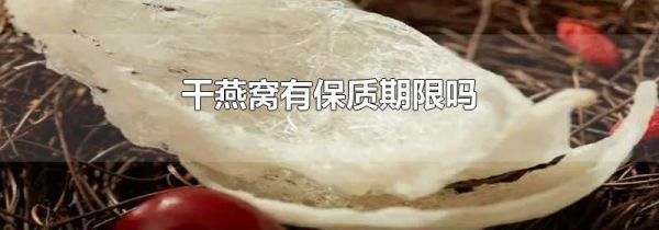 干燕窝有保质期限吗