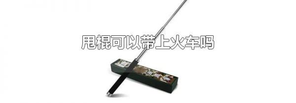 甩棍可以带上火车吗