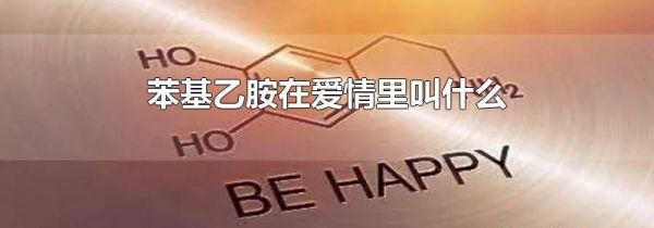 苯基乙胺在爱情里叫什么