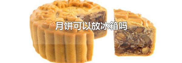 月饼可以放冰箱吗
