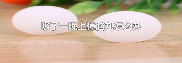 吸了一晚上樟脑丸怎么办