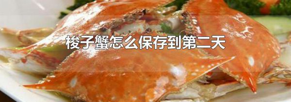 梭子蟹怎么保存到第二天