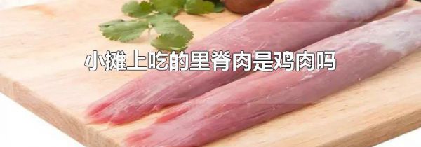 小摊上吃的里脊肉是鸡肉吗