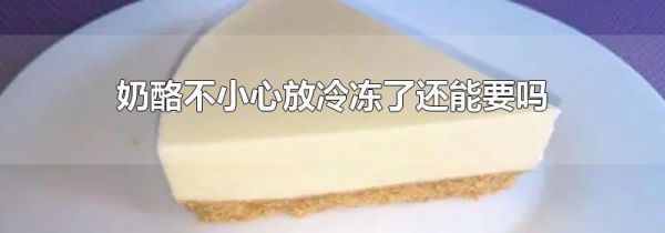 奶酪不小心放冷冻了还能要吗