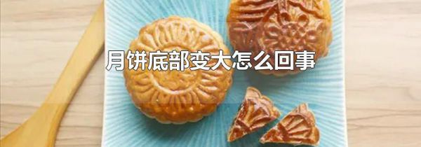 月饼底部变大怎么回事