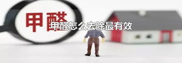 甲醛怎么去除最有效