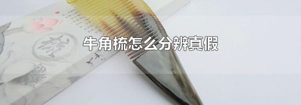 牛角梳怎么分辨真假