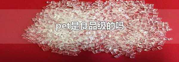 pet是食品级的吗