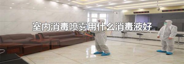 室内消毒喷雾用什么消毒液好