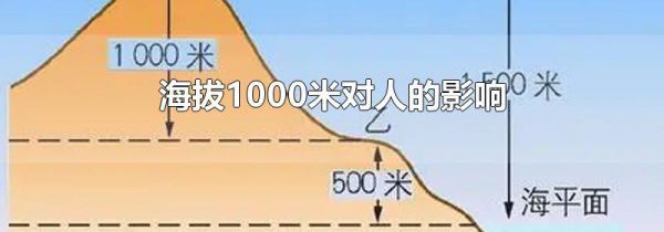 海拔1000米对人的影响