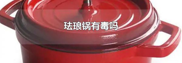 珐琅锅有毒吗