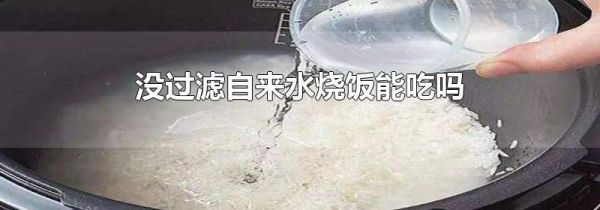 没过滤自来水烧饭能吃吗