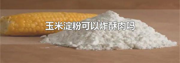 玉米淀粉可以炸酥肉吗
