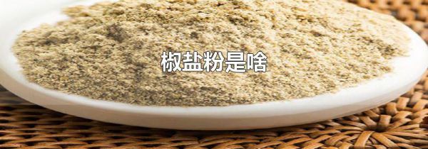 椒盐粉是啥