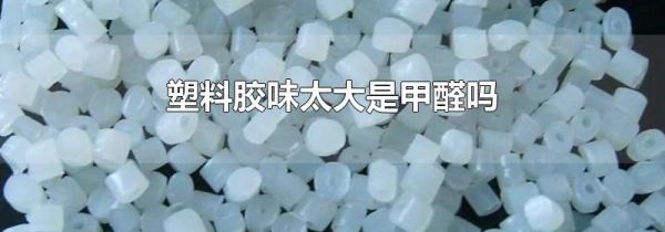 塑料胶味太大是甲醛吗