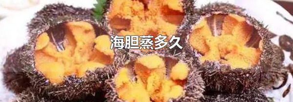 海胆蒸多久