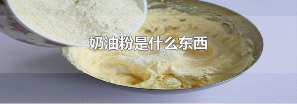 奶油粉是什么东西