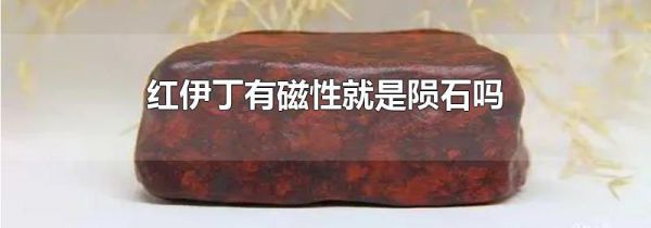 红伊丁有磁性就是陨石吗