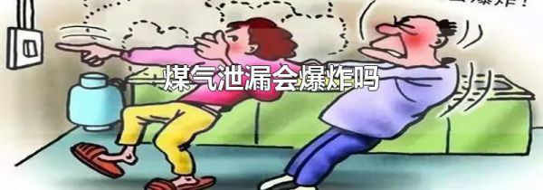煤气泄漏会爆炸吗