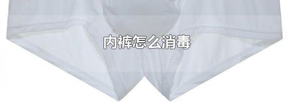内裤怎么消毒