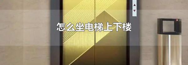 怎么坐电梯上下楼