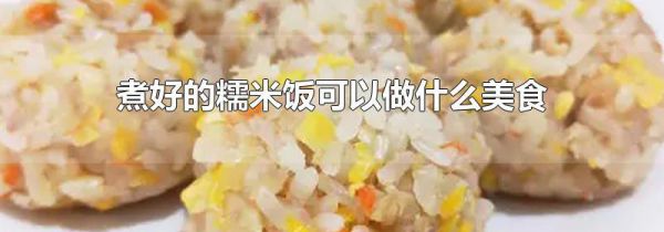 煮好的糯米饭可以做什么美食