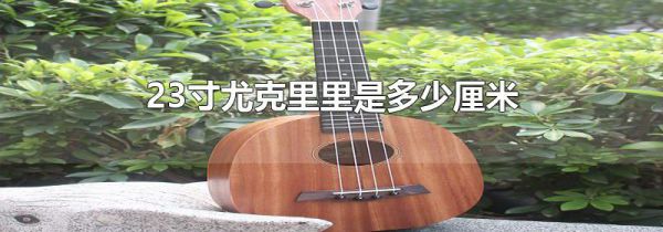 23寸尤克里里是多少厘米