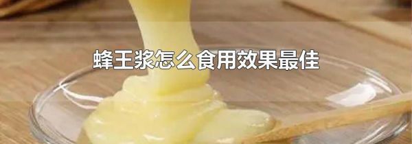 蜂王浆怎么食用效果最佳