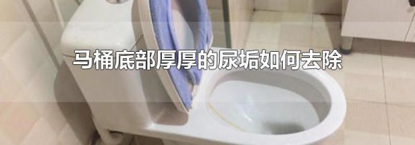 马桶底部厚厚的尿垢如何去除