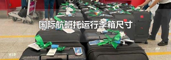 国际航班托运行李箱尺寸