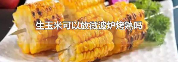生玉米可以放微波炉烤熟吗