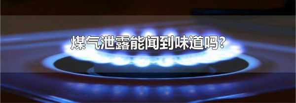 煤气泄露能闻到味道吗?