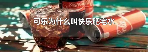 可乐为什么叫快乐肥宅水