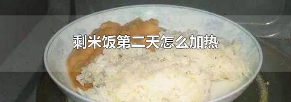 剩米饭第二天怎么加热