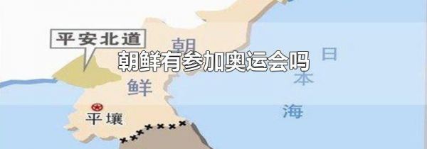 朝鲜有参加奥运会吗