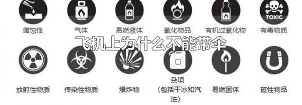 飞机上为什么不能带伞