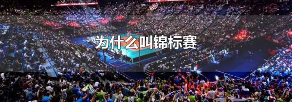 为什么叫锦标赛