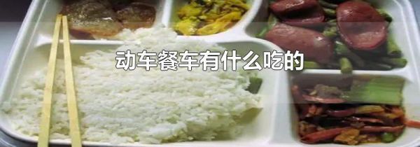 动车餐车有什么吃的