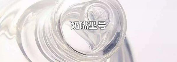 奶嘴型号