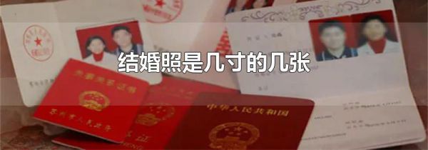 结婚照是几寸的几张