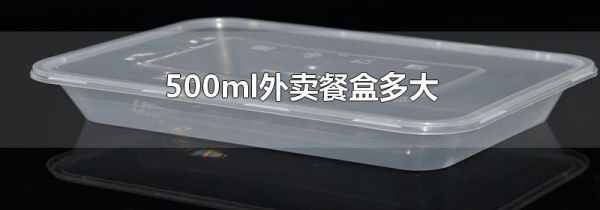 500ml外卖餐盒多大