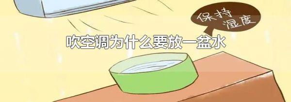 吹空调为什么要放一盆水