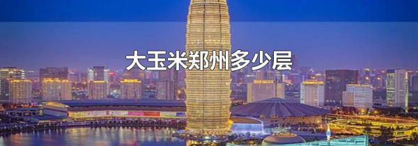 大玉米郑州多少层