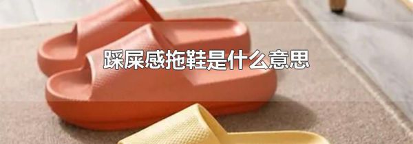 踩屎感拖鞋是什么意思