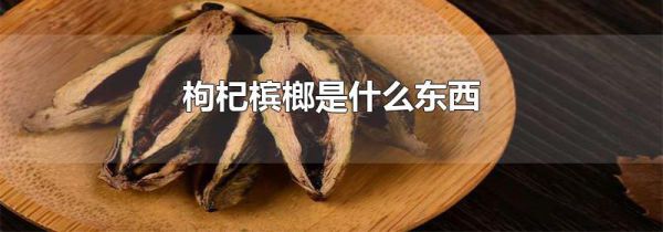 枸杞槟榔是什么东西