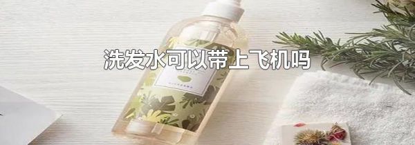 洗发水可以带上飞机吗