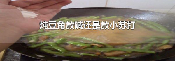 炖豆角放碱还是放小苏打